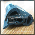 electrical equipment seal parallel extrusion adhesive rubber seal with stainless steel clip